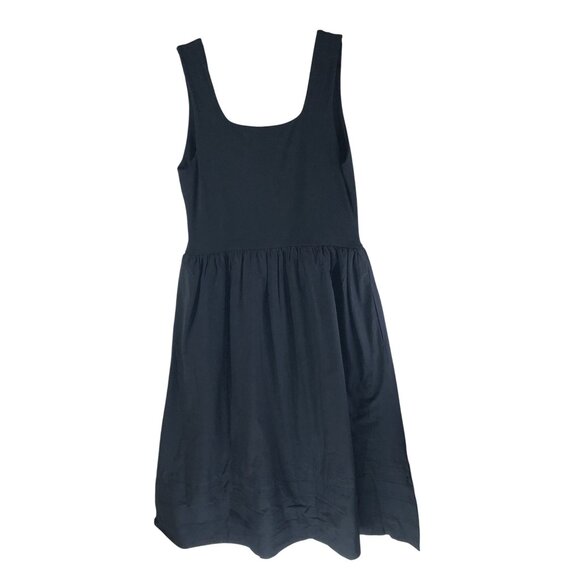 J Crew Drop-Waist Mixy Dress Pockets Sleeveless Black XLT Tall - Picture 5 of 8